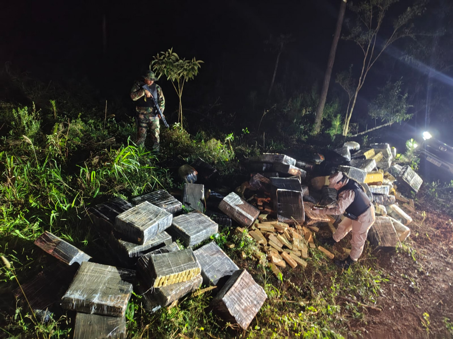 Prefectura secuestró más de tres toneladas de droga en Eldorado 5
