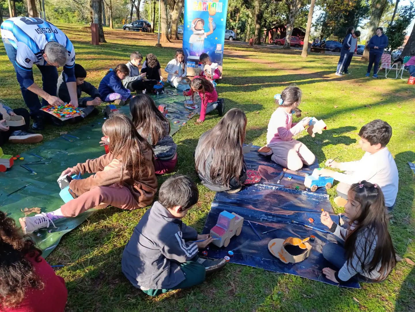 La Plaza San Martín reunió a familias de Eldorado en una nueva Merienda de Invierno 2