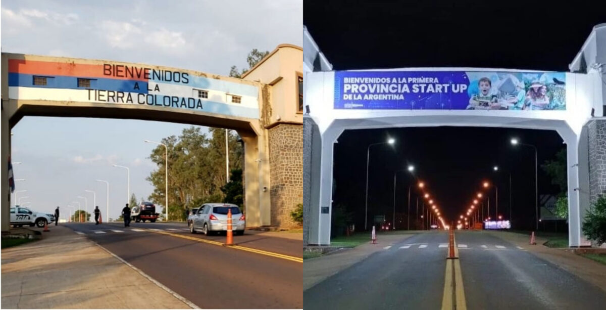 Adiós al cartel "Start Up": el acceso a Misiones recuperó el histórico "Bienvenidos a la tierra colorada" 2
