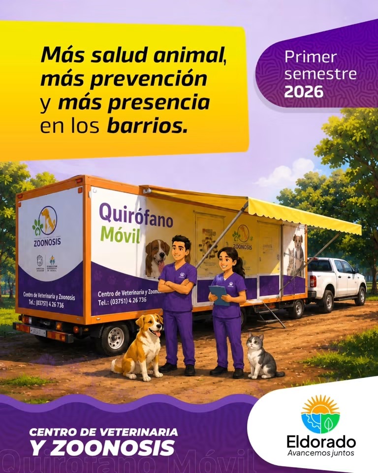 El Quirófano Veterinario Móvil visitó 29 barrios y realizó más de 1.500 cirugías durante el primer semestre del año 2