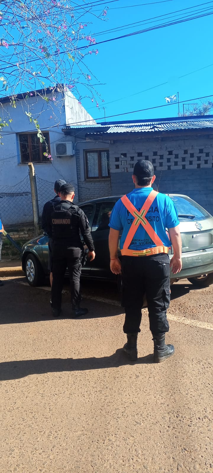 Conducía en zigzag y dio más de 1,6 g/l de alcohol: fue demorado en San Vicente 2