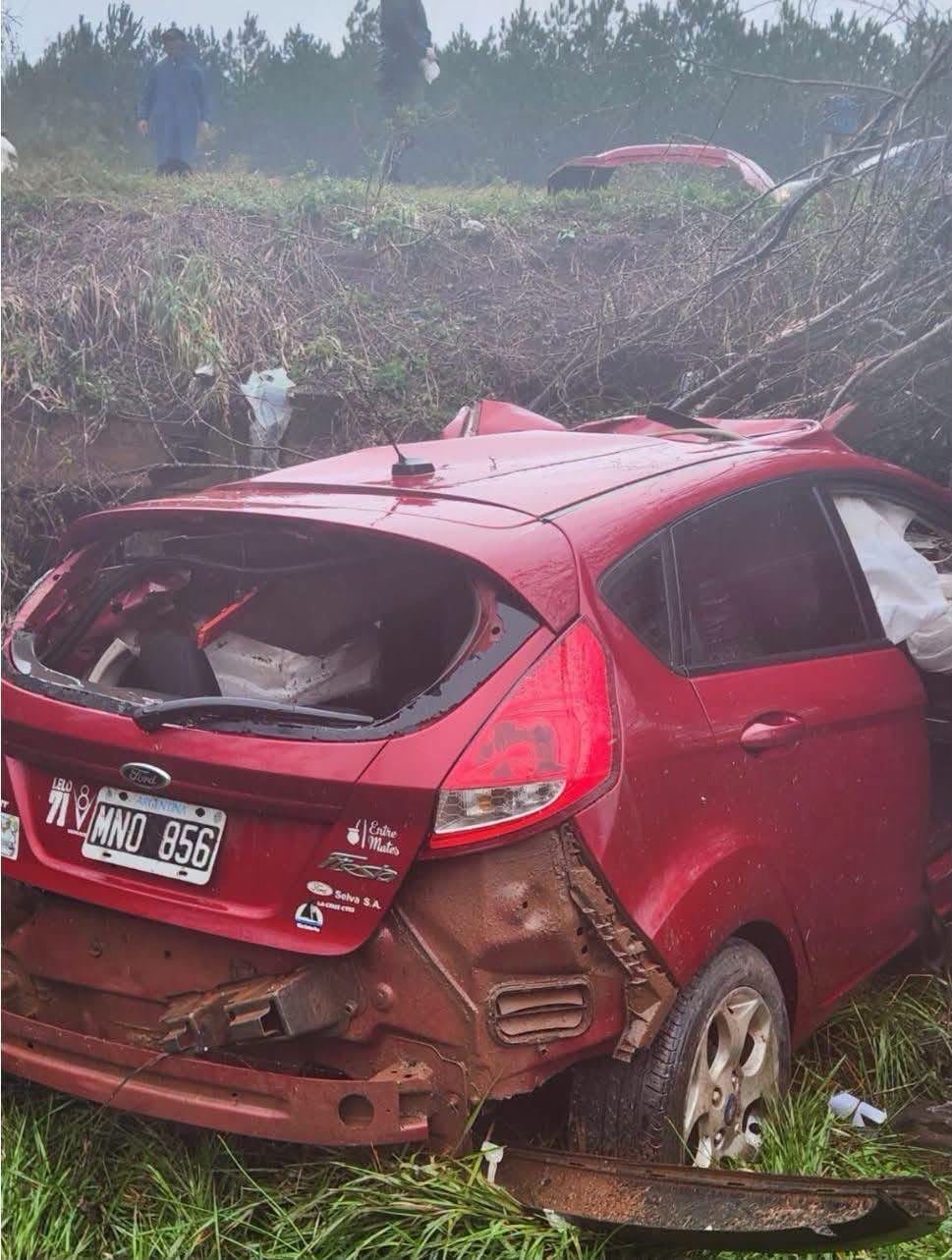 Dos muertos y dos heridos graves tras un choque frontal sobre la Ruta 14 2