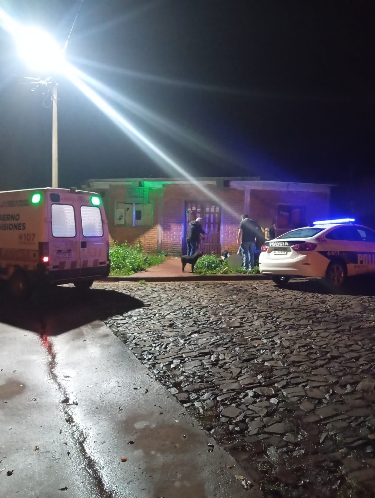  Una adolescente resultó herida tras caer desde el primer piso de una vivienda en Montecarlo 2