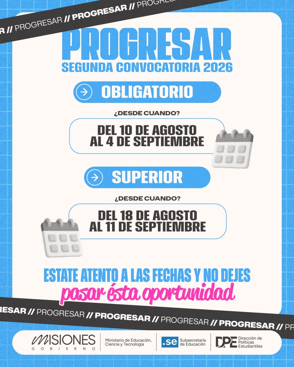Misiones abre una nueva inscripción a las Becas Progresar con asistencia en toda la provincia 2