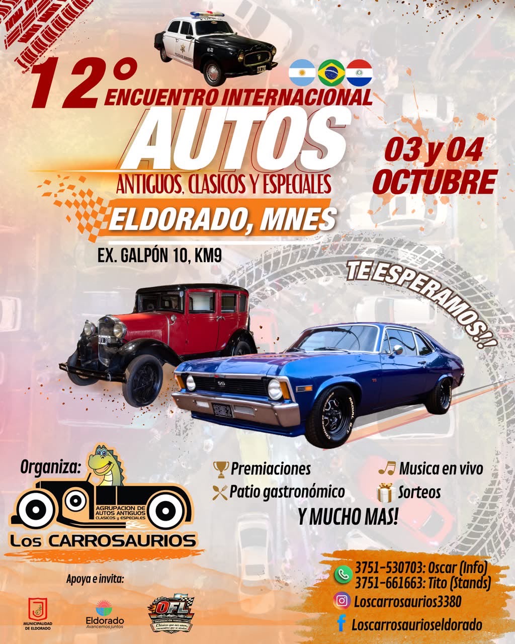 Los Carrosaurios llegan al Galpón 10 con su 12° Encuentro Internacional: “Hacemos esto porque nos gustan los autos y para compartir una pasión que nos une” 2