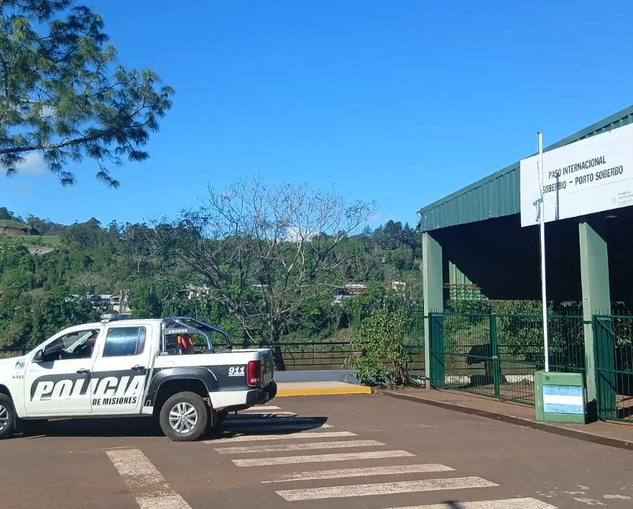Rehabilitaron el paso fronterizo de El Soberbio tras el descenso del río Uruguay